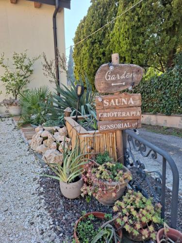 Zahrada ubytování B&B Corte Colli Antichi