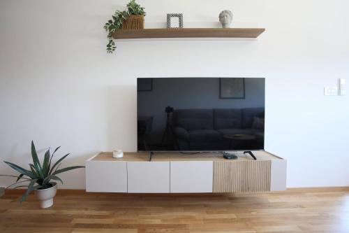 TV a/nebo společenská místnost v ubytování Boho KG
