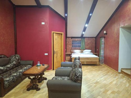 Posezení v ubytování Resort MJA