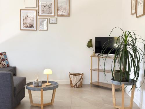Casa Bole, rustic-chic attic with lake glimpseにあるテレビまたはエンターテインメントセンター