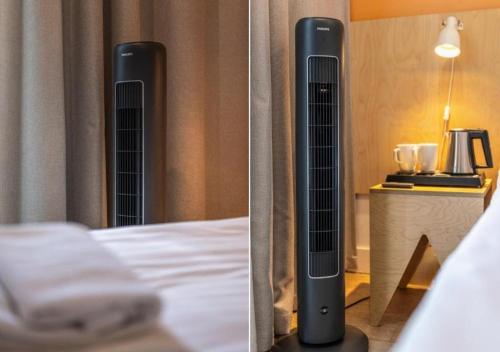 Кровать или кровати в номере Melt in Palanga Self check-in