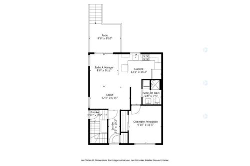 a floor plan of a house at Appartement à sainte foy ( Quebec) in Quebec City