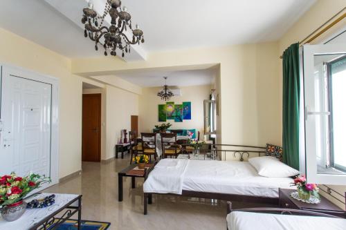 Ένα ή περισσότερα κρεβάτια σε δωμάτιο στο Villa Vera 