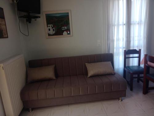Χώρος καθιστικού στο Green Hill Seaside Studios