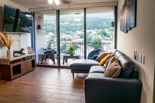 Ruang duduk di Apartment With Pool In Colonia Escalon