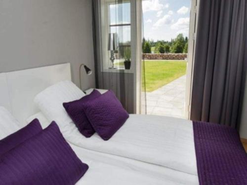 Postel nebo postele na pokoji v ubytování Holiday Park home 2 persons in Sweden