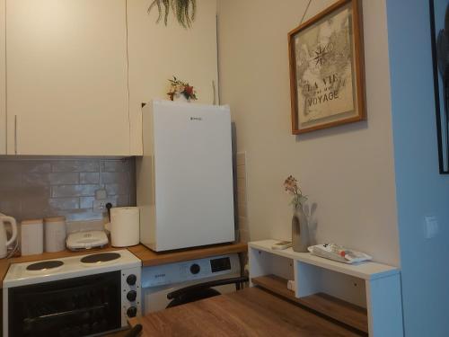 Køkken eller tekøkken på Centrocentro with balcony