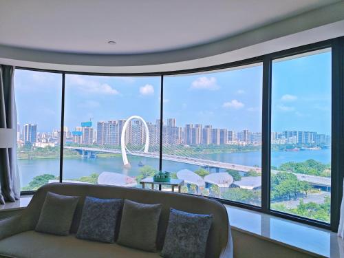 Coin salon dans l'établissement LIUZHOU PENGYI Hotel