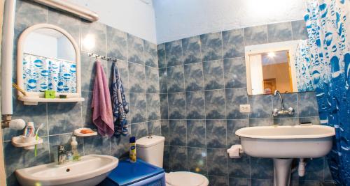 Koupelna v ubytování Homestay Nika