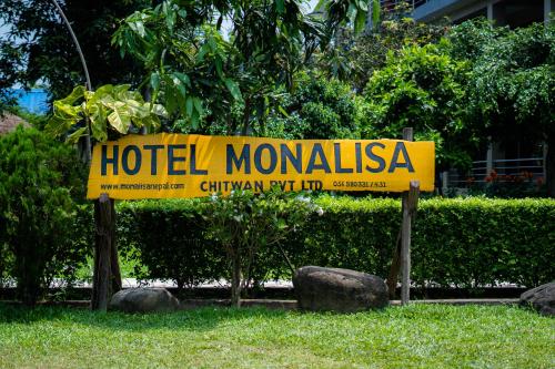 Un certificado, premio, letrero u otro documento en Hotel Monalisa Chitwan