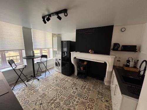 Dapur atau dapur kecil di Appartement Sedan