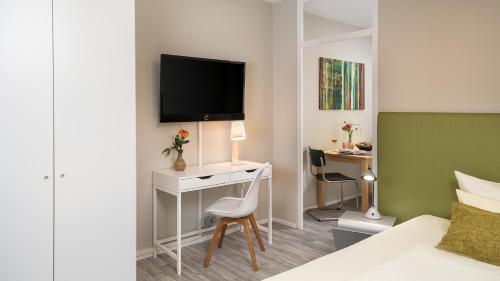 Postel nebo postele na pokoji v ubytování Apartment Zwischendrin