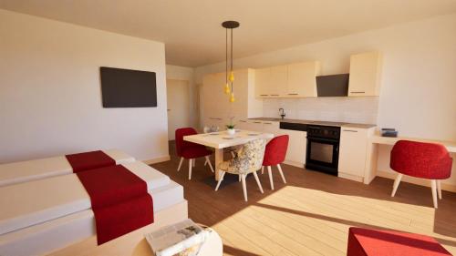 Η κουζίνα ή μικρή κουζίνα στο Hotel Dominic