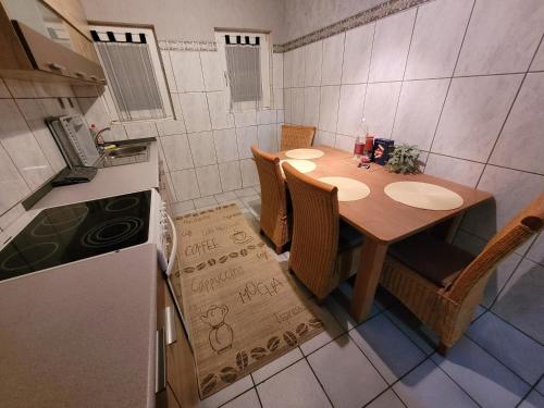 Köök või kööginurk majutusasutuses Unterkunft in Castrop-Rauxel, Henrichenburg mit guter Verkehrsanbindung