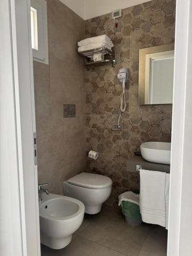 Koupelna v ubytování Gemini rooms