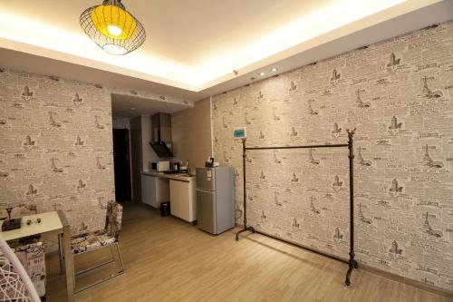 Kuhinja ili čajna kuhinja u objektu Xingyue Apartment Nimble Huamei Branch