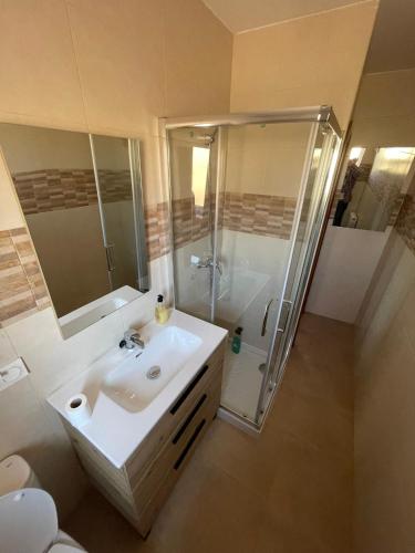 Koupelna v ubytování Apartamentos Turísticos -LEÓN ANTIGUO-