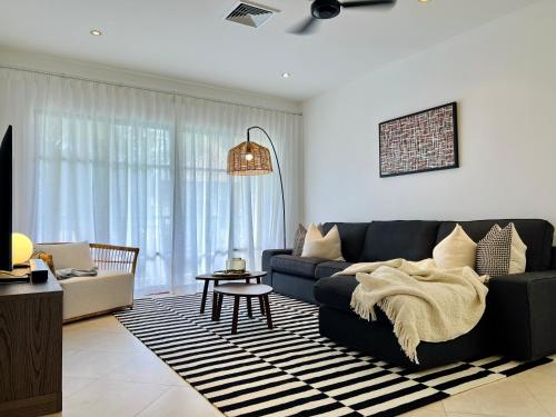 Posezení v ubytování Baan Puri Serviced Apartment by RESAVA