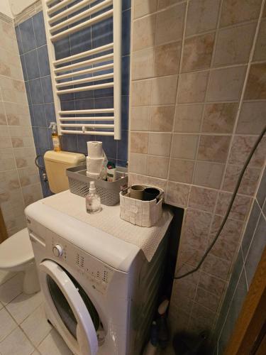 Ένα μπάνιο στο Apartment Center Koper