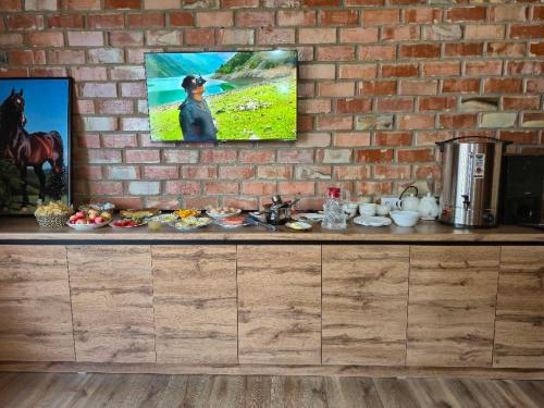 Jídlo v bed and breakfast nebo okolí