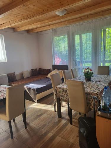 Posezení v ubytování Cabana Muntele Rece