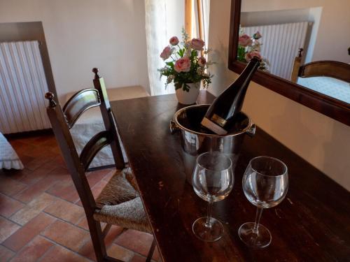 Postel nebo postele na pokoji v ubytování Agriturismo Incaffi