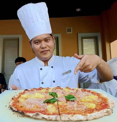 Makanan di atau berdekatan vila ini