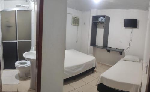 Ένα μπάνιο στο Hospedagem Central Foz do Iguaçu