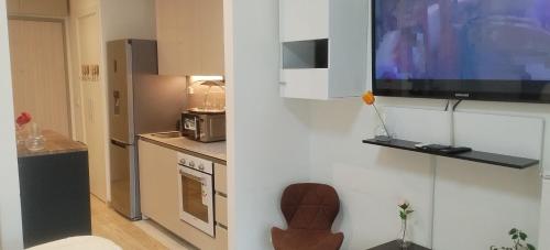 Η κουζίνα ή μικρή κουζίνα στο Belgrade Waterfont- Beograd na vodi Proverite dostupnost,nacin ulaska