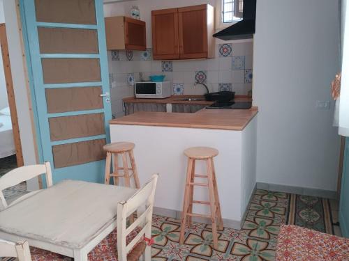 Kuchyň nebo kuchyňský kout v ubytování Deli casa vacanze