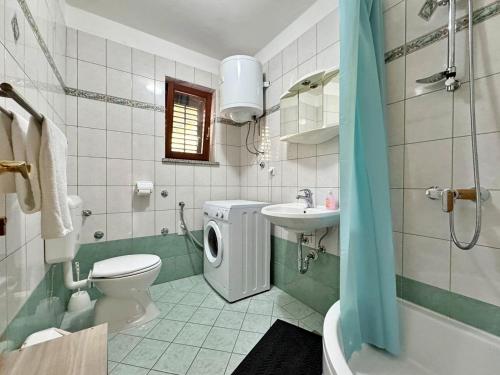 Koupelna v ubytování Apartment Dunato I