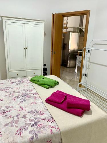 Postel nebo postele na pokoji v ubytování Casa Vacanze Ines