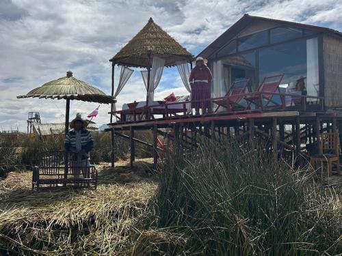 Taman di luar Titicaca la vista del sol Lodge