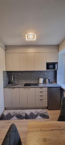 Kuchyň nebo kuchyňský kout v ubytování Studio 27