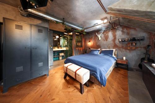 Giường trong phòng chung tại 4Friends Retreat Brasov