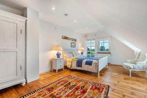 Χώρος καθιστικού στο Tine und Claras Ferienhaus