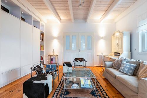 Χώρος καθιστικού στο Tine und Claras Ferienhaus