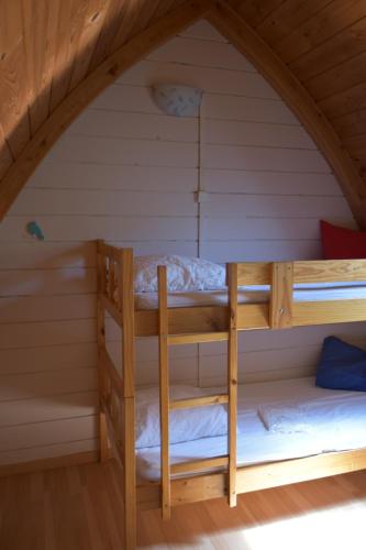Postel nebo postele na pokoji v ubytování Hameau du Prat