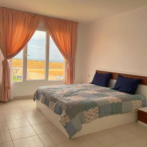 Кровать или кровати в номере Wadi Banour Resort