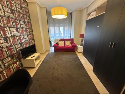 Ένα ή περισσότερα κρεβάτια σε δωμάτιο στο Luna 1B