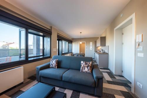 Χώρος καθιστικού στο BASALTO Venice Mestre Apartments