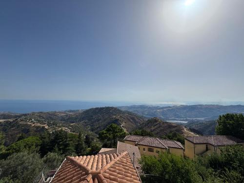 a building with a large star on top of it at Bed and Breakfast Vùa in Bova