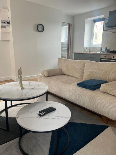 Zona d'estar a Cocon Design - Centre Angers