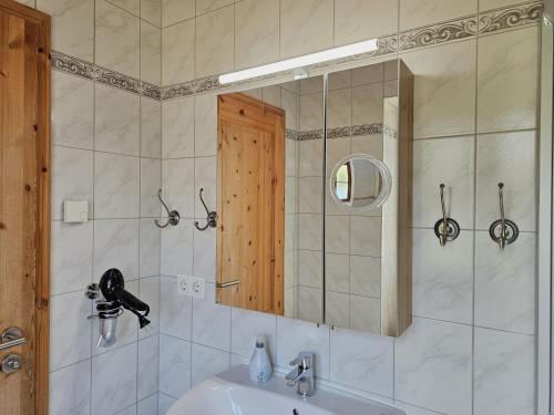 Koupelna v ubytování Hof am Meer "Seestern"