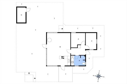 a floor plan of a house at R619-Rodvig-Gogevej-4 in Rødvig