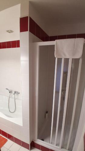 Un baño de Apartmány U Libuše