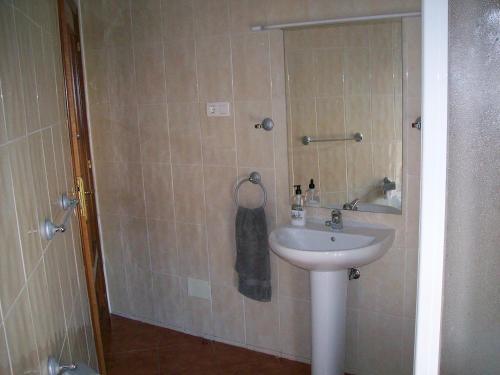 Koupelna v ubytování Hostal Cerecedo