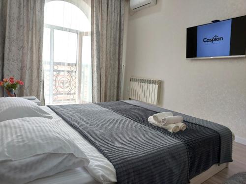 En eller flere senge i et værelse på Top Level House