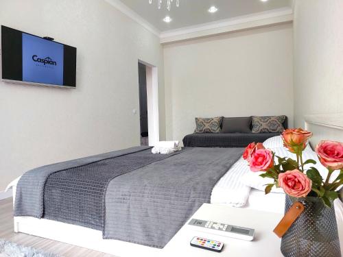 En eller flere senge i et værelse på Top Level House