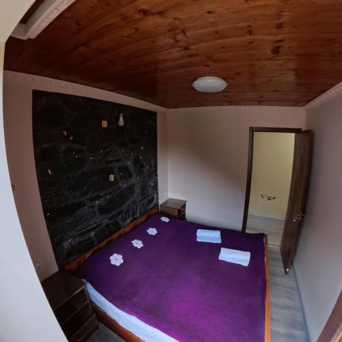 Postel nebo postele na pokoji v ubytování River side SVANETI